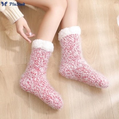 Plus Size Warm Thick Slipper Socks(2 Pairs)