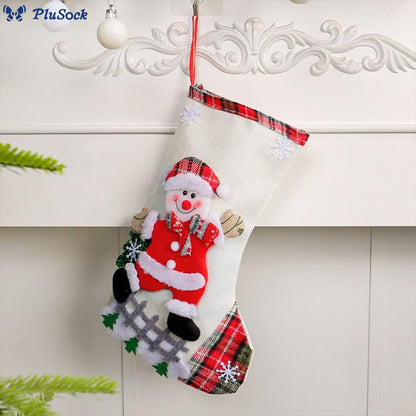 Plus Size Christmas Large Handing Socks(4 Pairs)