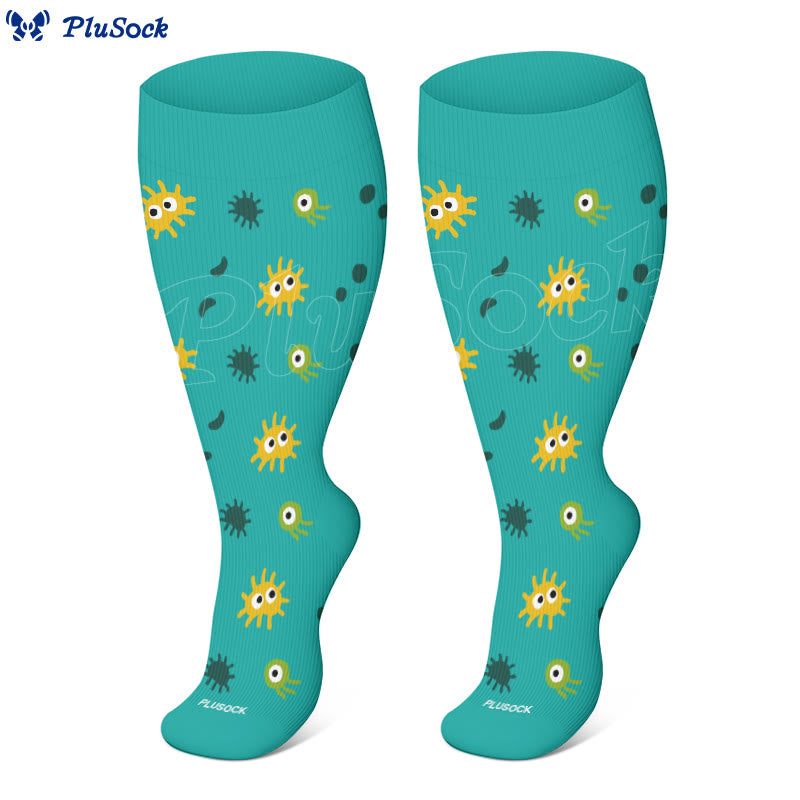 Plus Size Bacterial Compression Socks(3 Pairs)