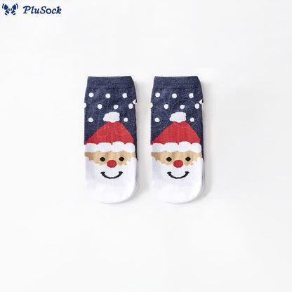 Snowman Moose Ankle Socks(8 Pairs)