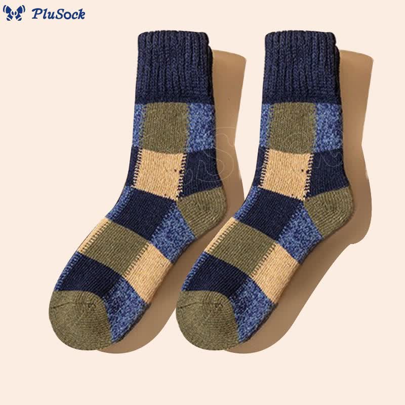 Plus Size Extra Thick Fleece Quarter Socks(5 Pairs)