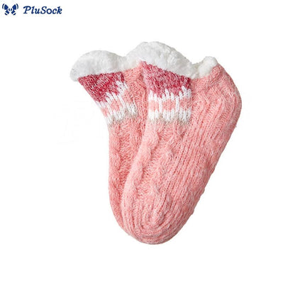 Plus Size Lambswool Slipper Socks