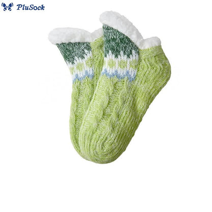 Plus Size Lambswool Slipper Socks