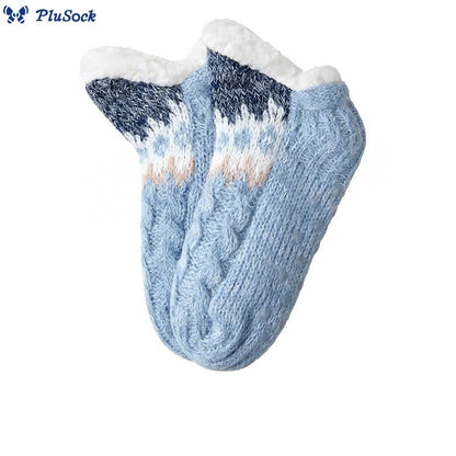 Plus Size Lambswool Slipper Socks