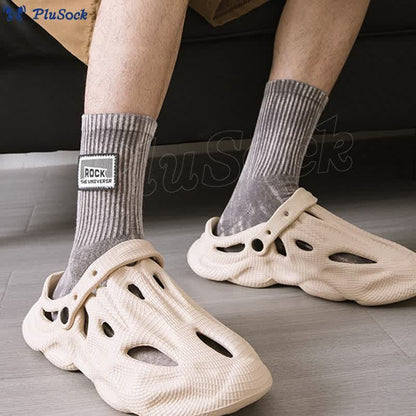 Plus Size Rock Quarter Socks(3 Pairs)