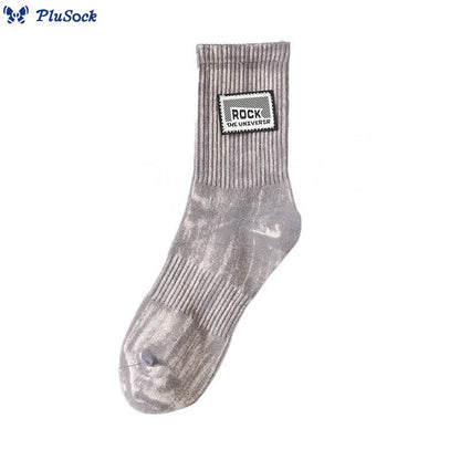 Plus Size Rock Quarter Socks(3 Pairs)