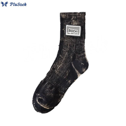 Plus Size Rock Quarter Socks(3 Pairs)