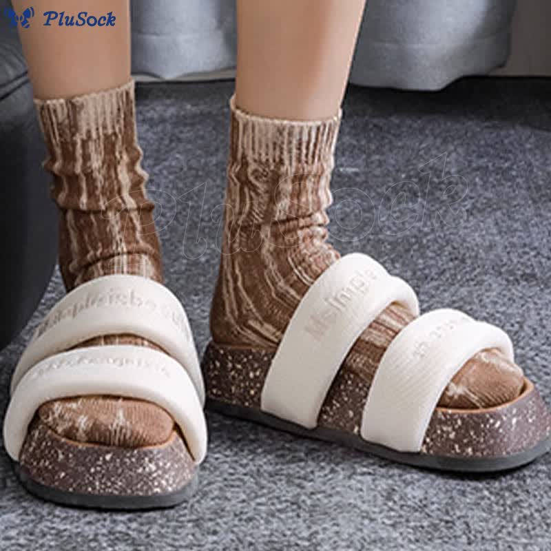 Plus Size Retro Quarter Socks(3 Pairs)