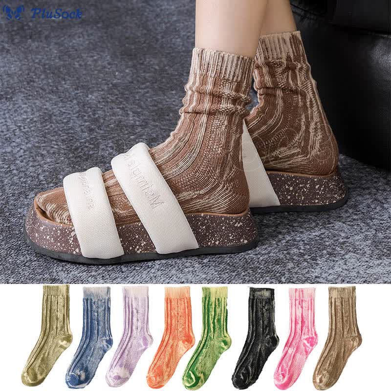 Plus Size Retro Quarter Socks(3 Pairs)