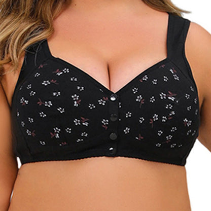 Plus Size Front Closure Wireless Bra