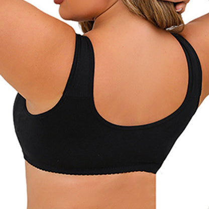 Plus Size Front Closure Wireless Bra