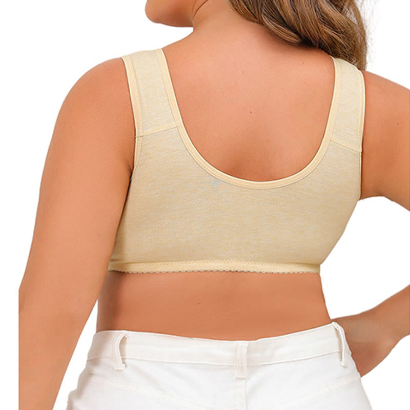 Plus Size Front Closure Wireless Bra