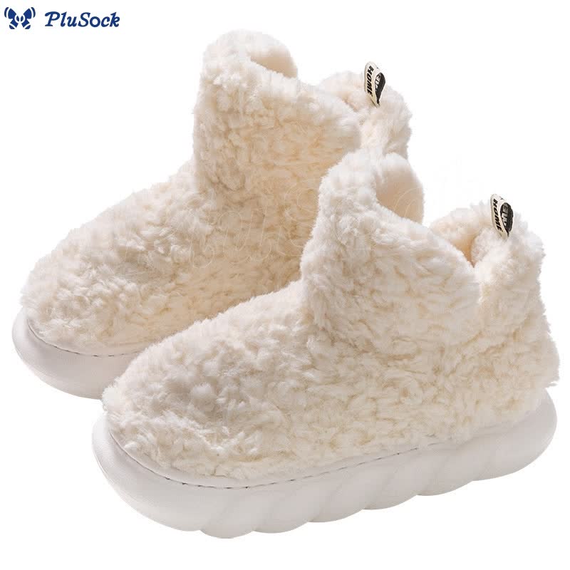 Plus Size Thick Sole Warm Slippers