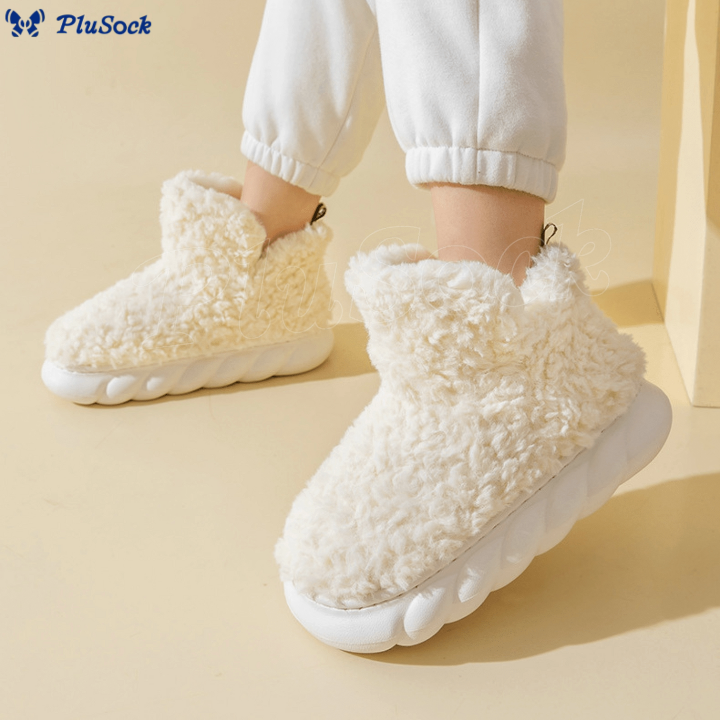 Plus Size Thick Sole Warm Slippers