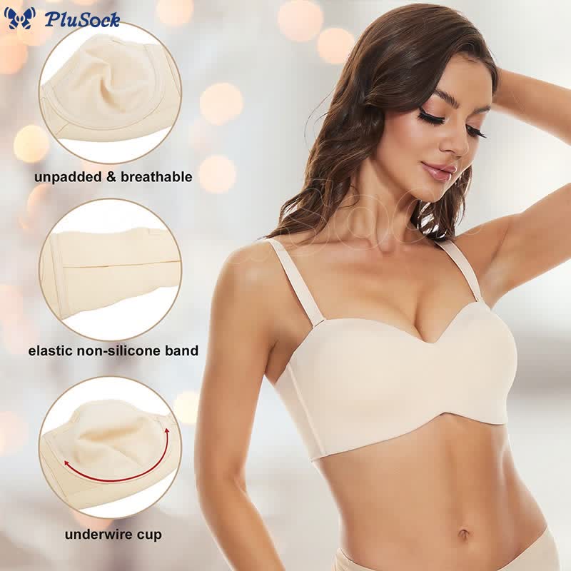 Plus Size Invisible Underwire Bra