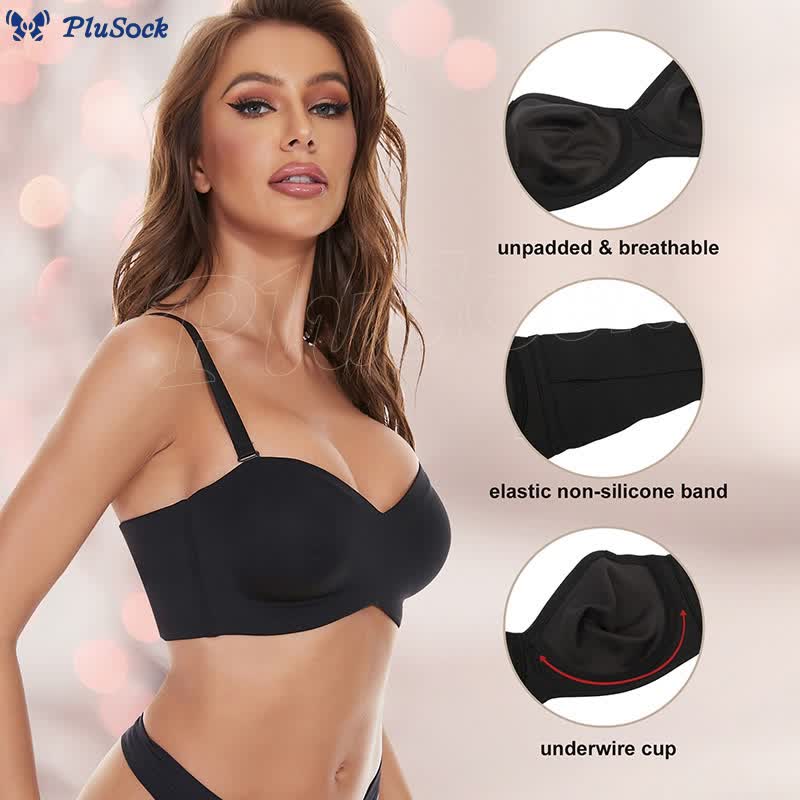 Plus Size Invisible Underwire Bra