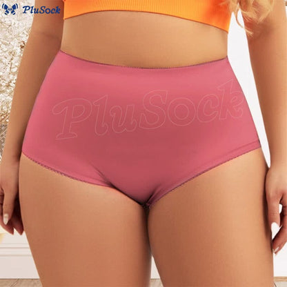 Plus Size High Waist Elastic Panty(3 Packs)