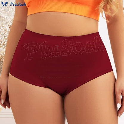 Plus Size High Waist Elastic Panty(3 Packs)