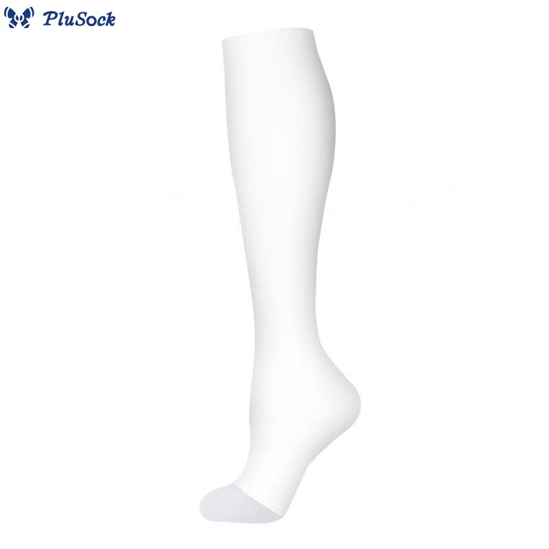 Classic Color Open Toe Compression Socks(5 Pairs)