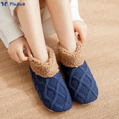 Plus Size Non Slip Fuzzy Slipper Socks