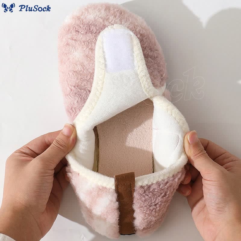 Plus Size Rip Tape Slippers