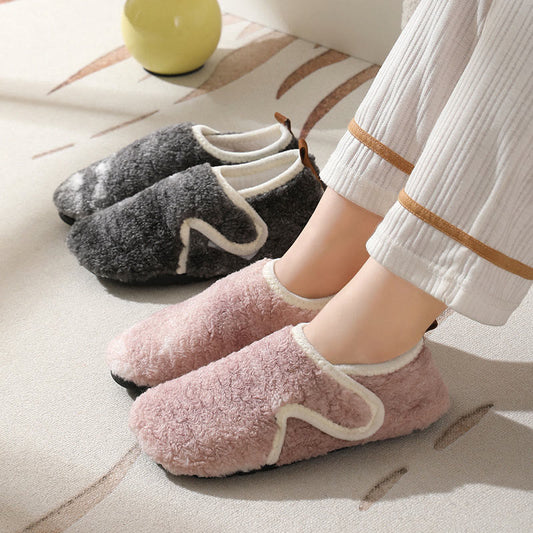 Plus Size Rip Tape Slippers