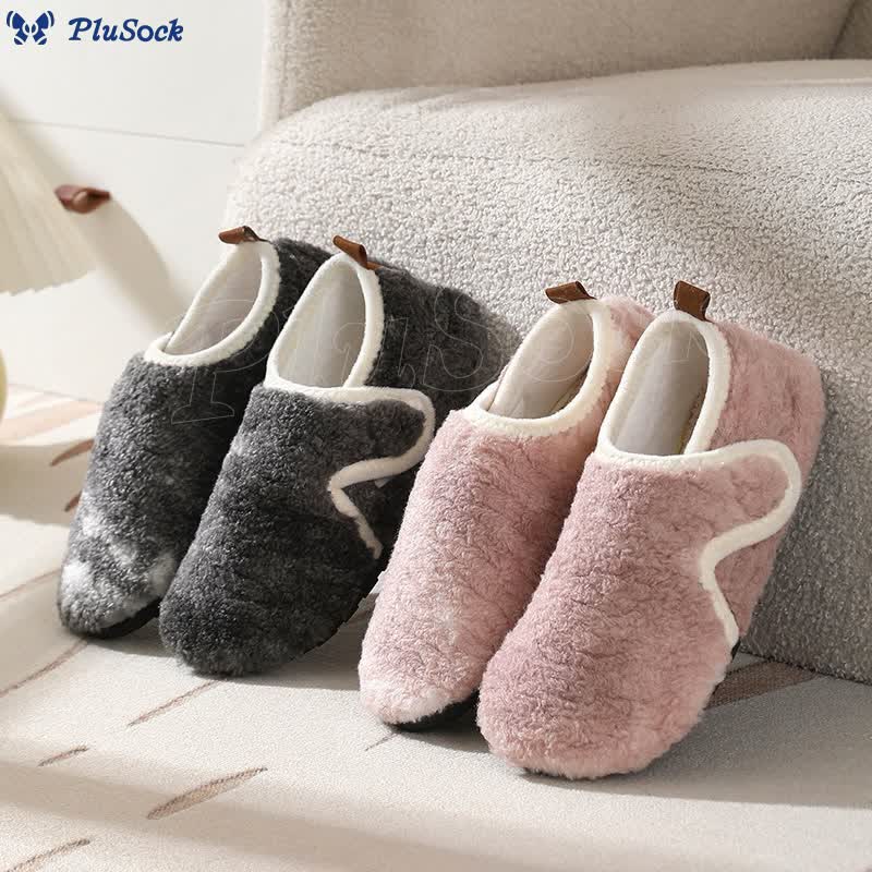 Plus Size Rip Tape Slippers