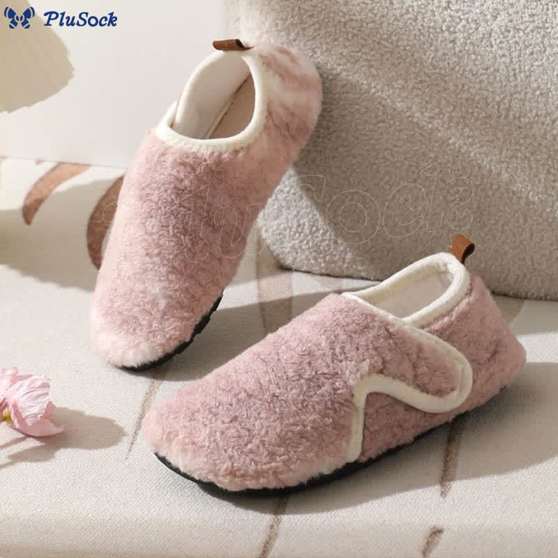 Plus Size Rip Tape Slippers