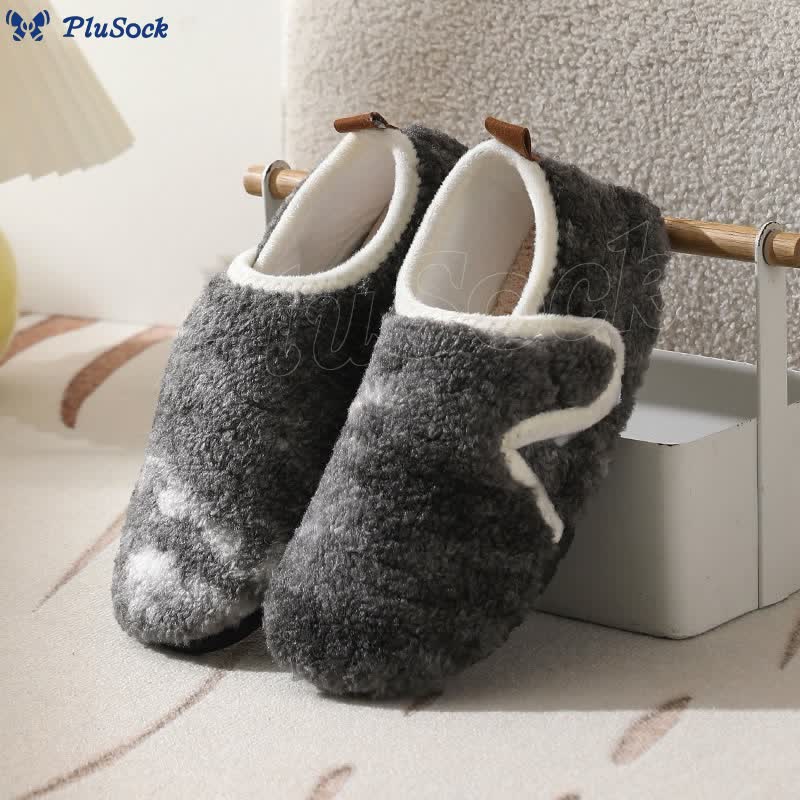 Plus Size Rip Tape Slippers