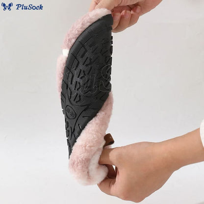 Plus Size Rip Tape Slippers