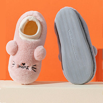 Plus Size Cartoon Cat Slippers