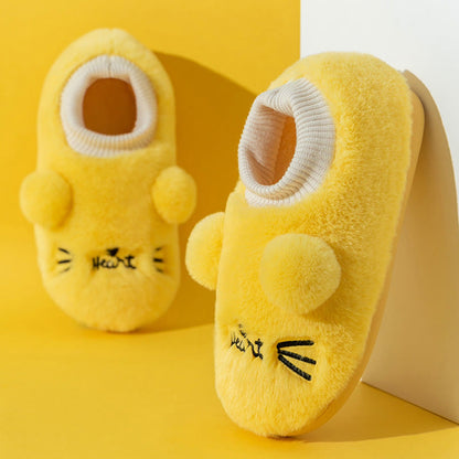 Plus Size Cartoon Cat Slippers