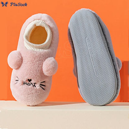 Plus Size Cartoon Cat Slippers