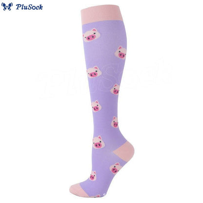 Unicorn Animal Compression Socks(4 Pairs)