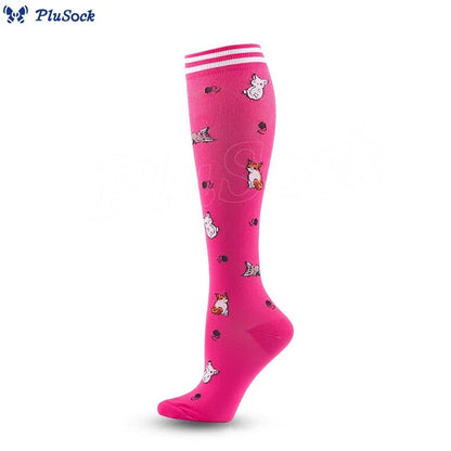 Unicorn Animal Compression Socks(4 Pairs)