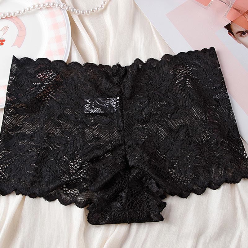 Low Waist Sexy Lace Panty(4 Packs)