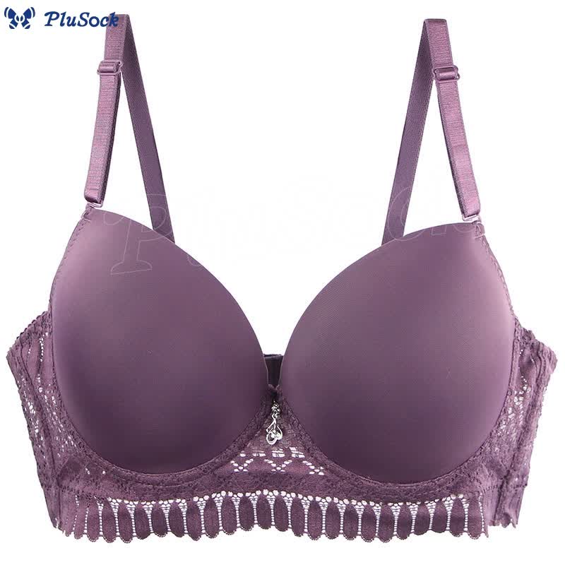 Plus Size Sexy Lace Underwire Bra