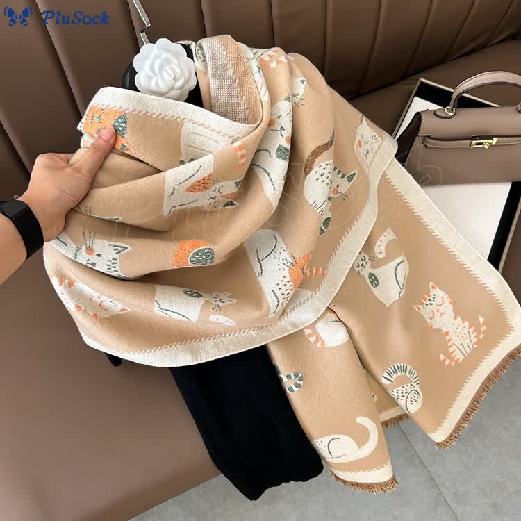 Soft Large Cat Scarf