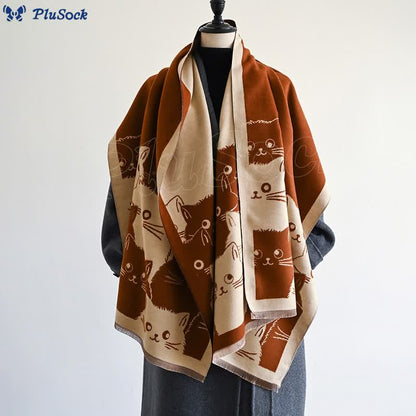 Warm Lovely Winter Blanket Scarf