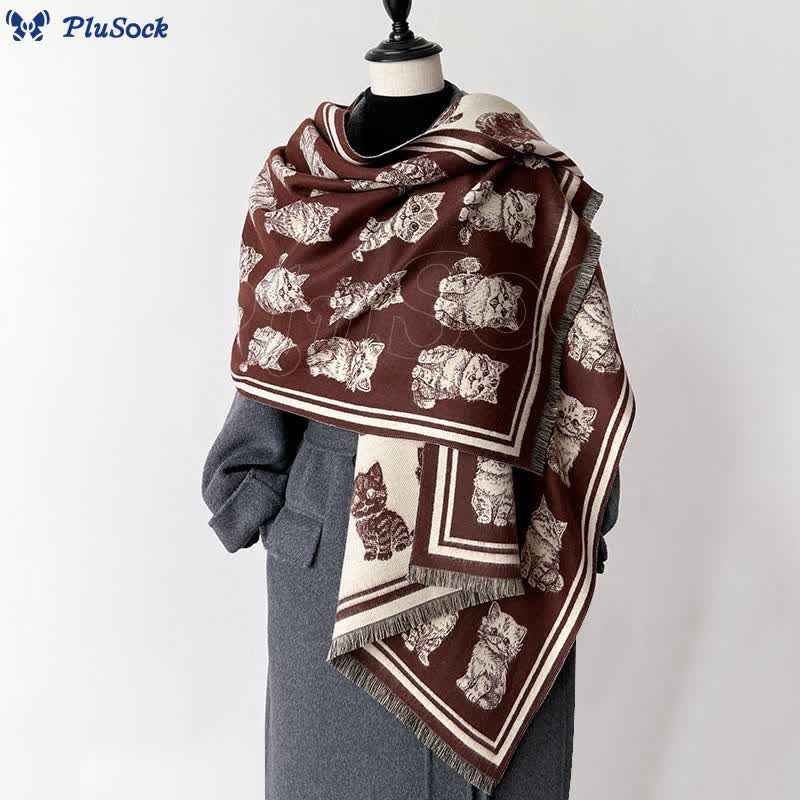 Adorable Animal Long Blanket Scarf