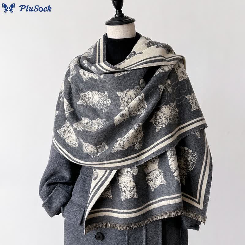 Adorable Animal Long Blanket Scarf