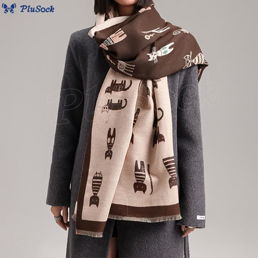 Cute Painting Blanket Scarf