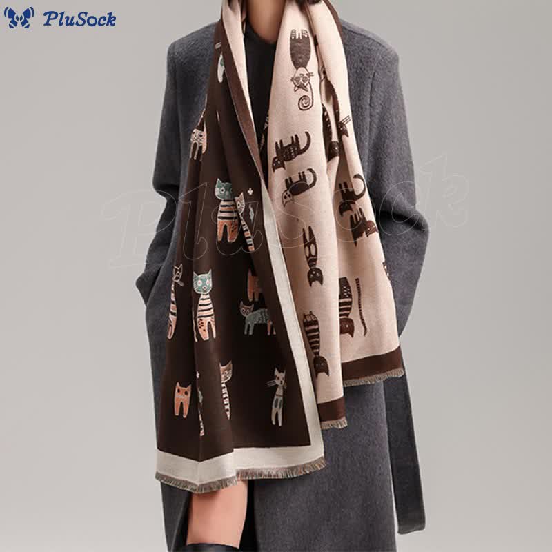 Cute Painting Blanket Scarf