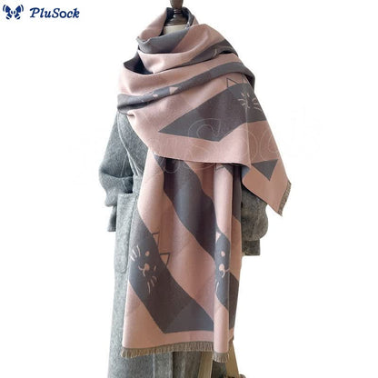 Geometric Square Blanket Scarf