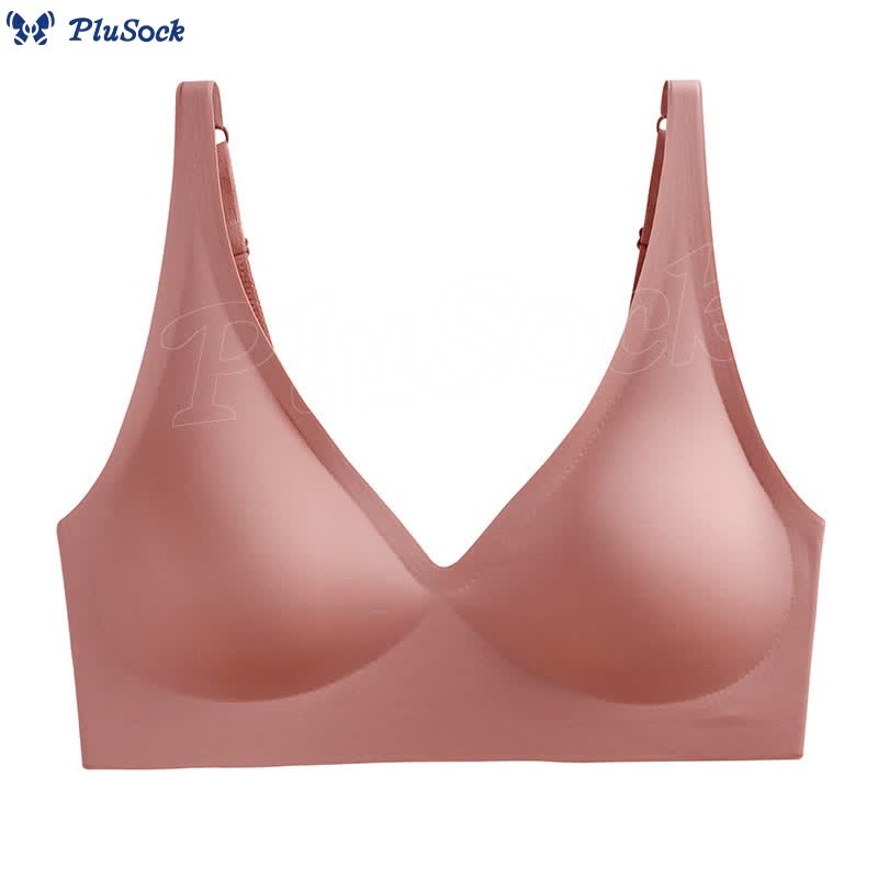 Wirefree Seamless Invisible Deep V Bra