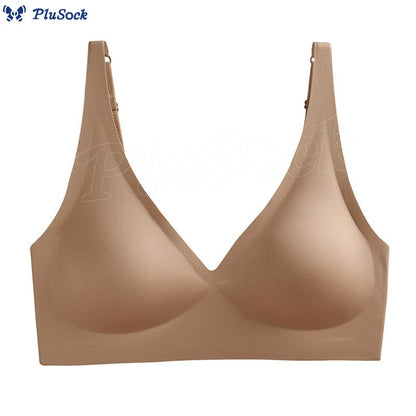 Wirefree Seamless Invisible Deep V Bra