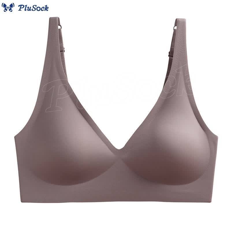 Wirefree Seamless Invisible Deep V Bra