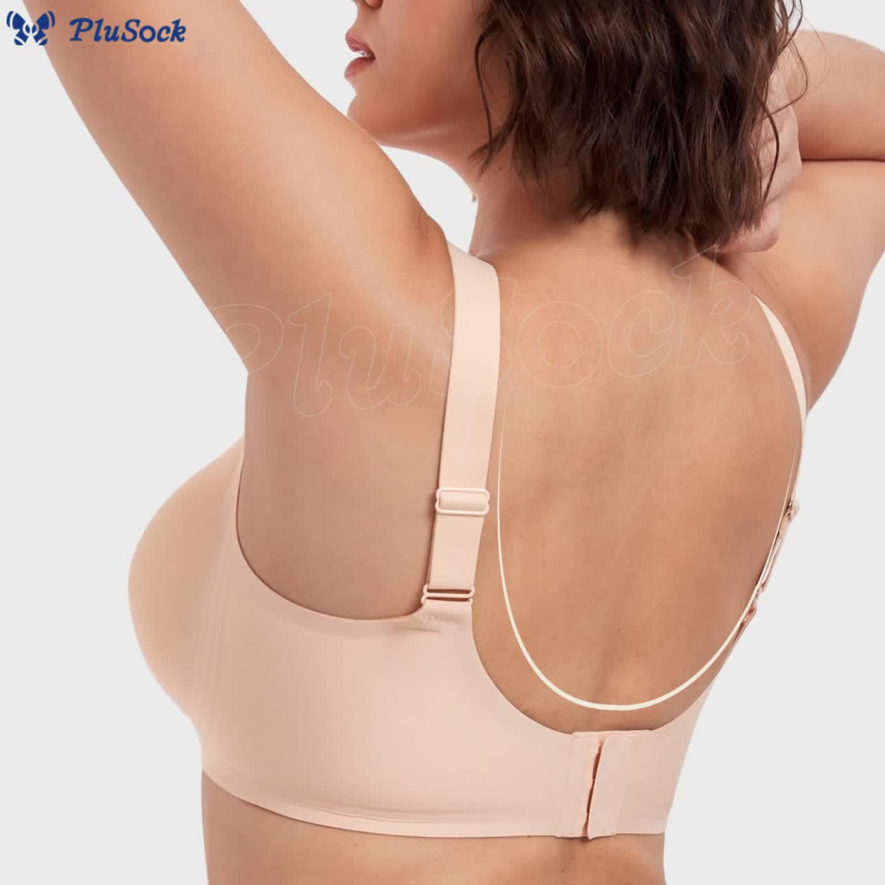 Plus Size Smooth Seamless Wireless Bra