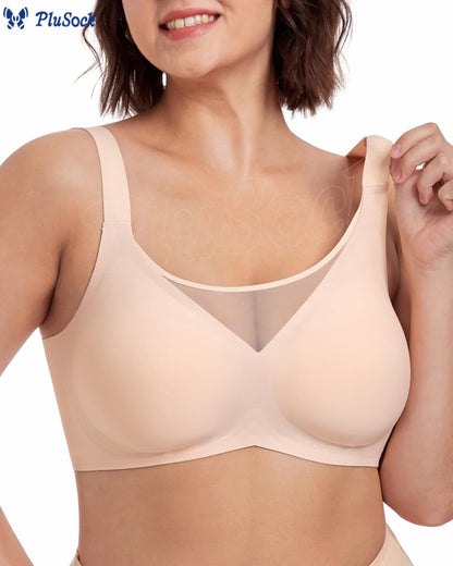 Plus Size Smooth Seamless Wireless Bra