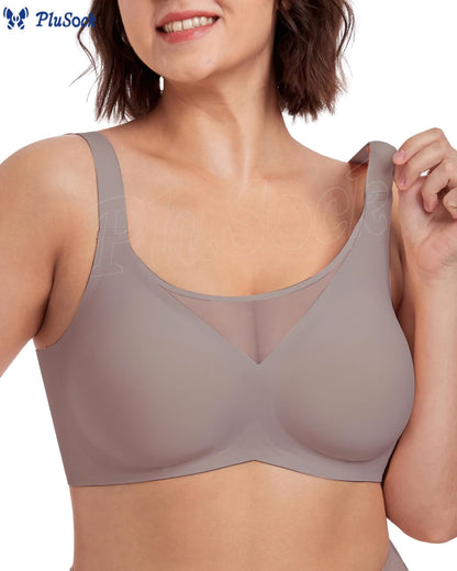 Plus Size Smooth Seamless Wireless Bra